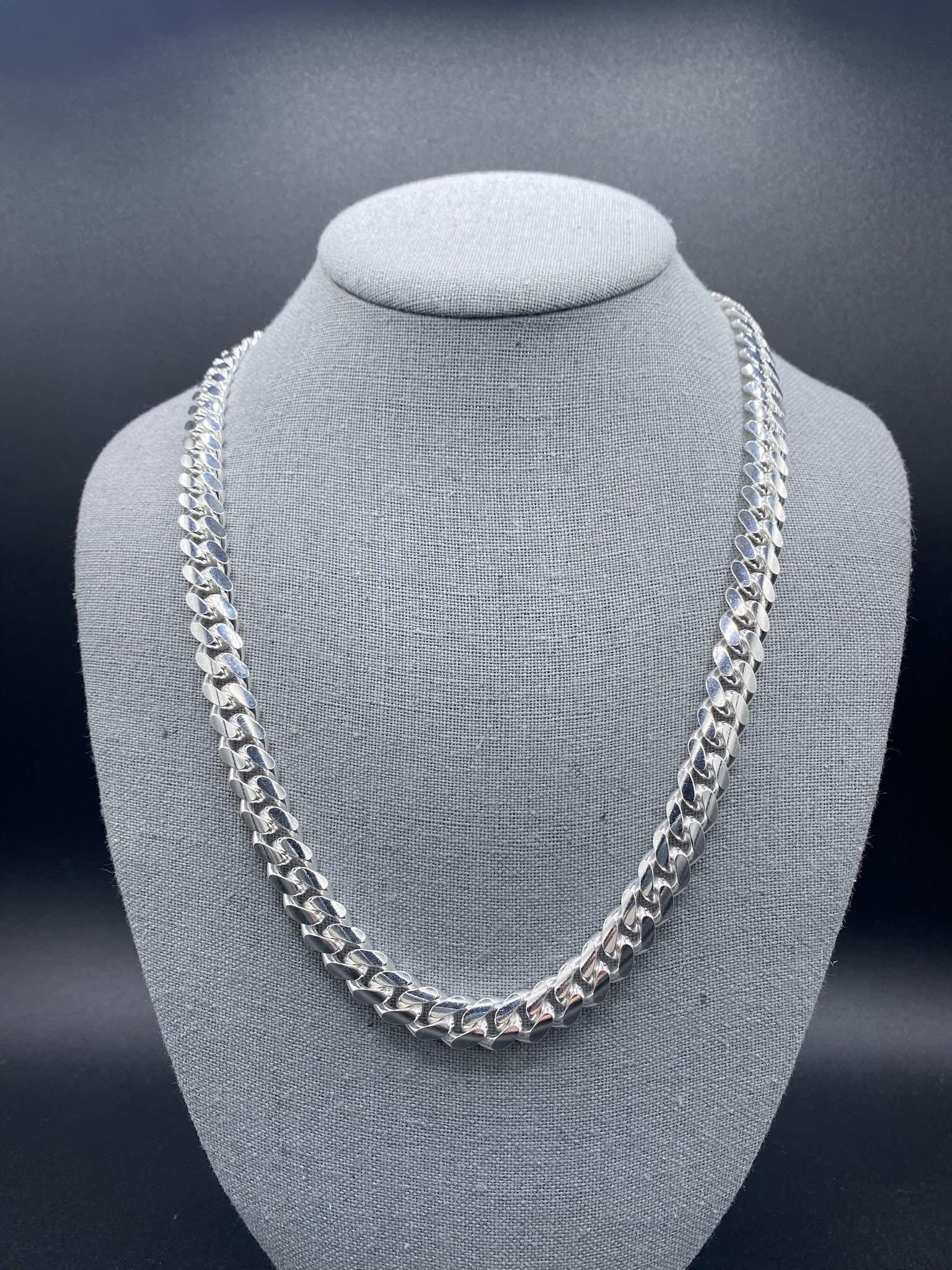 22 inch 10mm .925 Silver Cuban 150 grams